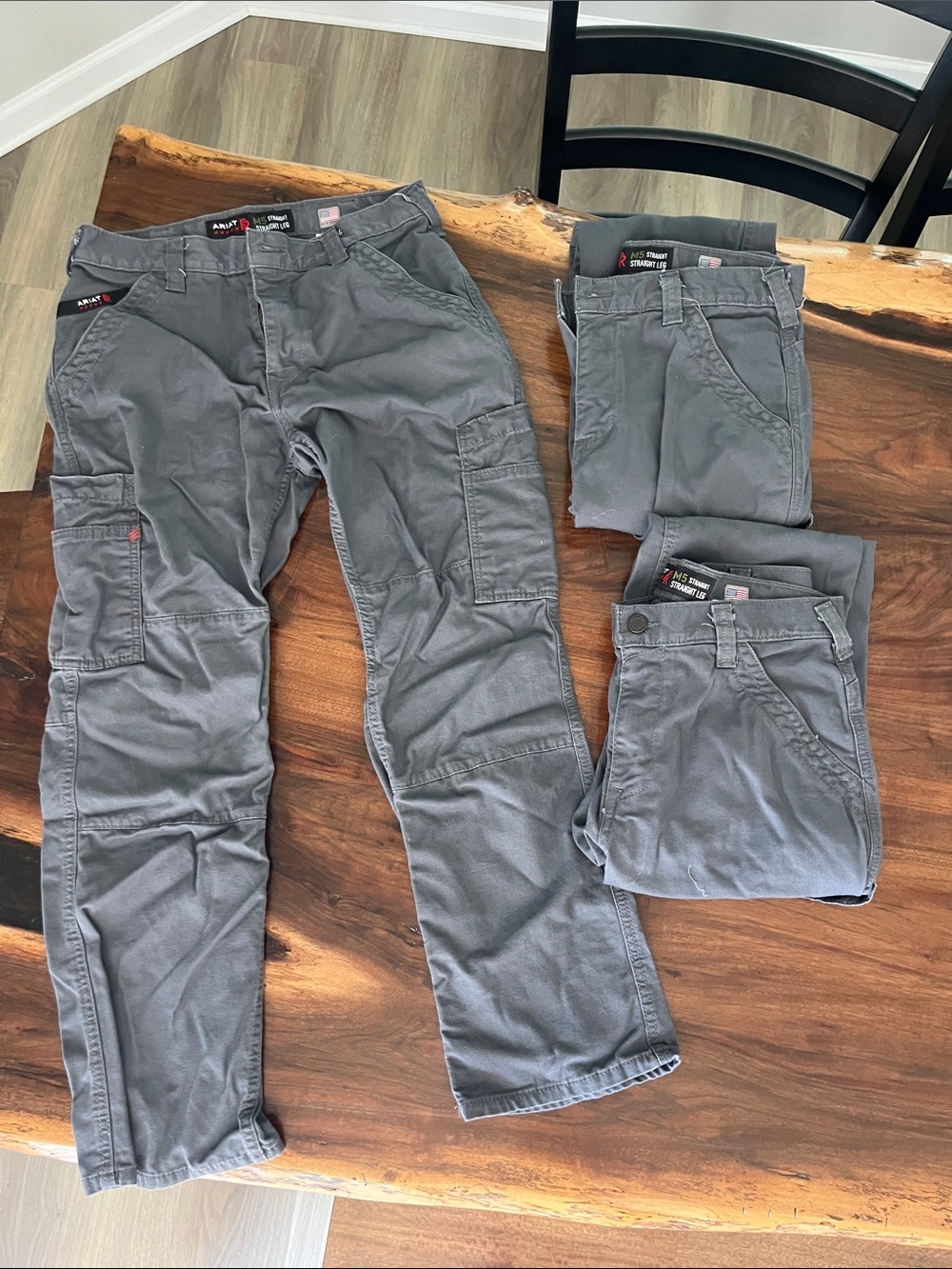 Ariat FR Men's Gray Cargo Work Pants - Utility Pocket